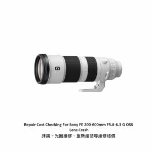 Repair Cost Checking For Sony FE 200-600mm F5.6-6.3 G OSS Lens Cleaning