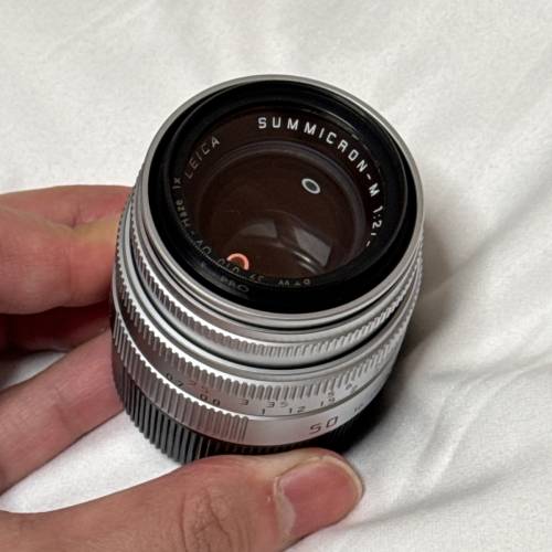 有盒有證書美品 Leica Summicron-M 50mm lens 銀色 11816 有盒 有證書