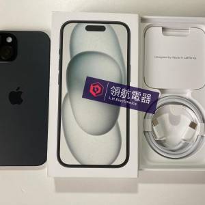 出售出售港行全新未激活 iPhone 15 256gb 一年蘋果保養 黑色 what app 6497 6645