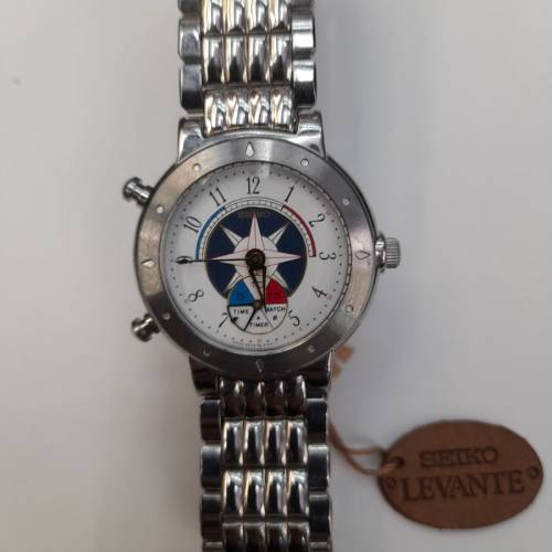 Vintage Seiko Levante Yacht-timer Quartz Watch