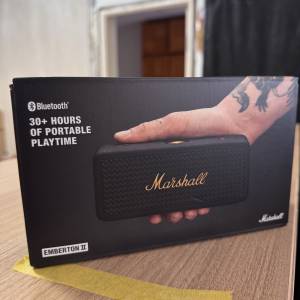 Marshall Emberton II 便攜式藍牙喇叭