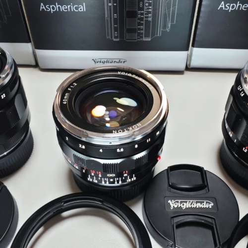 Voigtlander Nokton 21, 35, 40, 50 mm f1.0 f1.2 f1.4 大光圈鏡頭 (Leica M 接環)