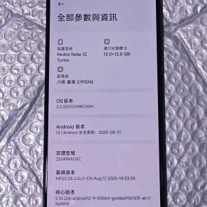 Redmi note 12 turbo (12+512)