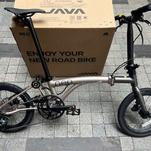 2025 新款 JAVA NEO 9速 碟剎349鋁合金折叠車 （三折叠小布 國布 ）