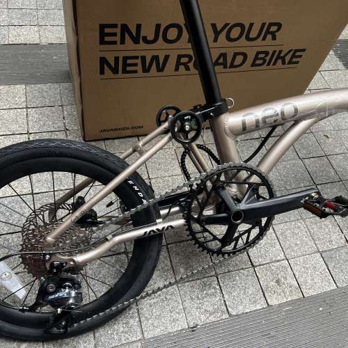 2025 新款 JAVA NEO 9速 碟剎349鋁合金折叠車 （三折叠小布 國布 ）