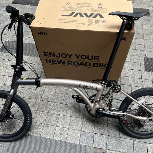 2025 新款 JAVA NEO 9速 碟剎349鋁合金折叠車 （三折叠小布 國布 ）