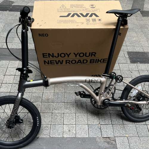 2025 新款 JAVA NEO 9速 碟剎349鋁合金折叠車 （三折叠小布 國布 ）