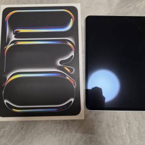 香港行貨 IPAD PRO 11 2024 M4 256GB AC+ 到2026年7月 wifi 銀色