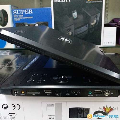 Super 全新Portable DVD+ I DTV RMVB Player 14寸LED