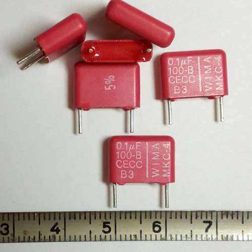 Wima電容 0.1uF 100V, 西德製造.