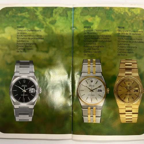 Rolex Catalogue/ Booklet 勞力士目錄 6694 5513 16650 6263 6265 16750 1019 1016...