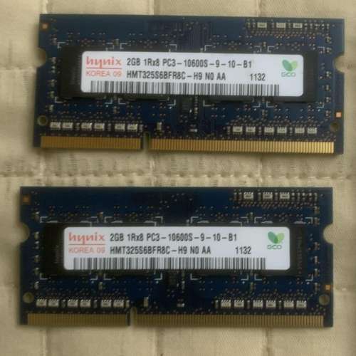 MacBook Pro 2011 拆機 upgrade 出來Toshiba 320GB 2.5 硬碟 + Hynix DDR3 4GB RAM...