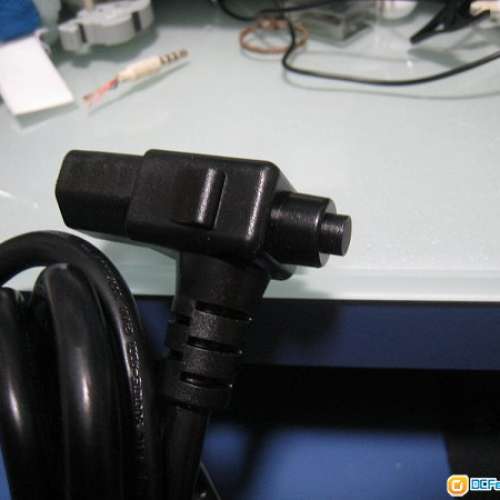 優質台灣 C13 to C14 電源線 延長線 公乸頭 Power Cord (C13 90度曲)