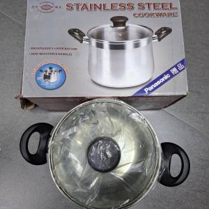 銀星 20CM 不銹鋼雙耳鍋 煲