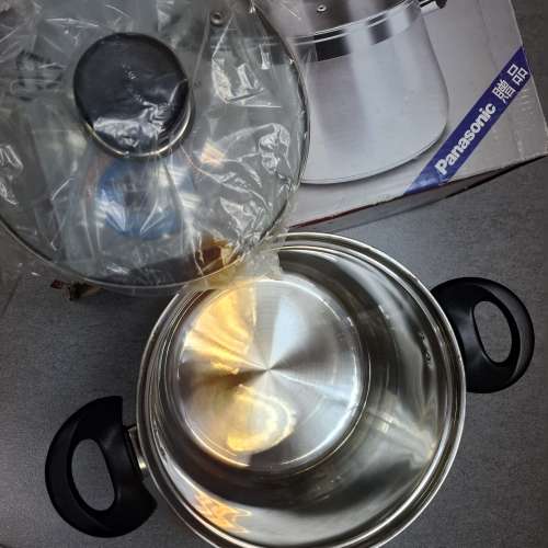 銀星 20CM 不銹鋼雙耳鍋 煲