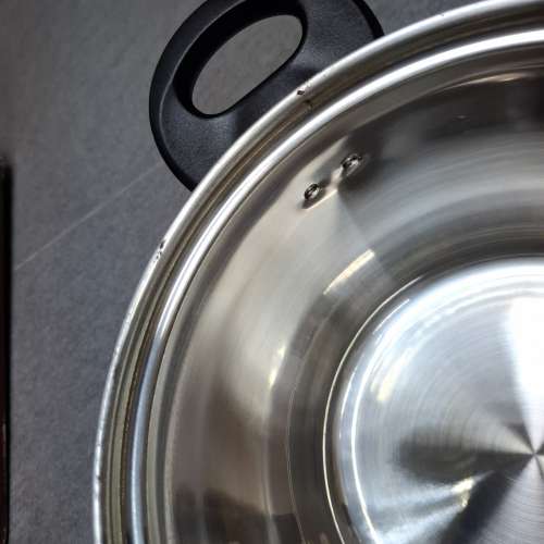 銀星 20CM 不銹鋼雙耳鍋 煲