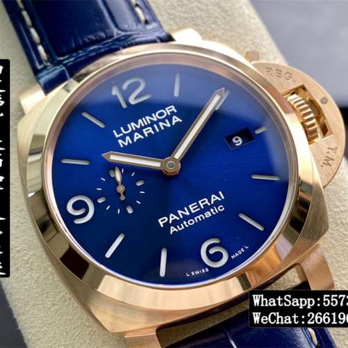 Panerai沛納海 Luminor Marina PAM1112 44MM  玫瑰金
