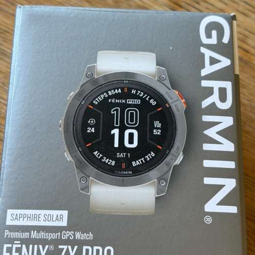 Garmin Fenix 7X Pro Solar 51毫米钛金属表壳