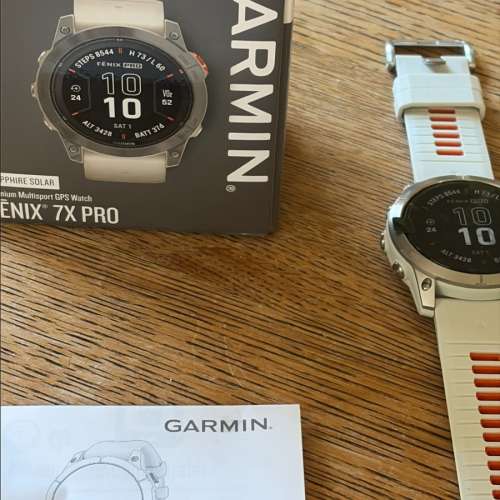 Garmin Fenix 7X Pro Solar 51毫米钛金属表壳