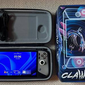 賣MSI Claw 8Al+ 1TB電競掌機, 連原廠Msi HUB + 保護包