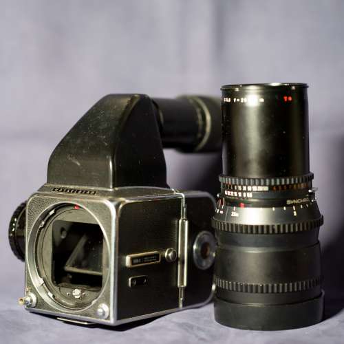 hasselblad 500cm (500c後期版本) & 250mm F/5.6 ct* & a12 film back