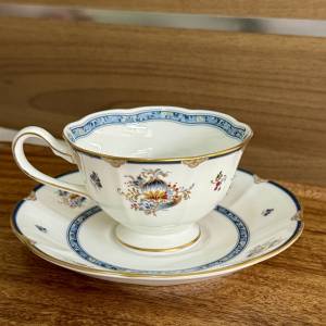 日本製  Narumi  Sharilamoon 骨瓷咖啡杯碟套裝