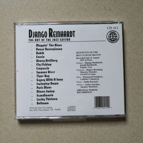 DJANGO REINHARDT THE ART OF THE JAZZ GUITAR