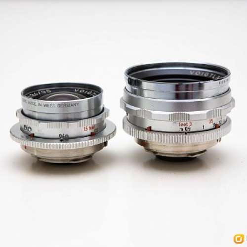 Voigtlander 35/3.4, 50/2, Schneider 28/4, 50/1.9, 135/4 DKL