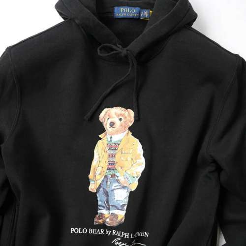 全新POLO BEAR RALPH LAUREN HOODIES 黑色