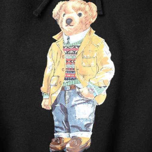 全新POLO BEAR RALPH LAUREN HOODIES 黑色