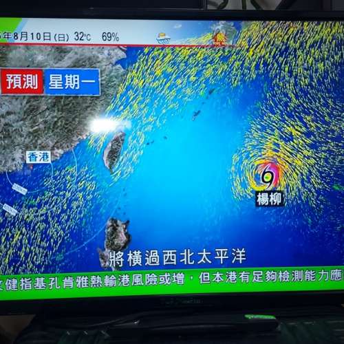 屯門良景輕鐵站交收 TOPCON Pro 32吋 LED 全高清數碼智能電視 32MP1 冇遙控 機身按...