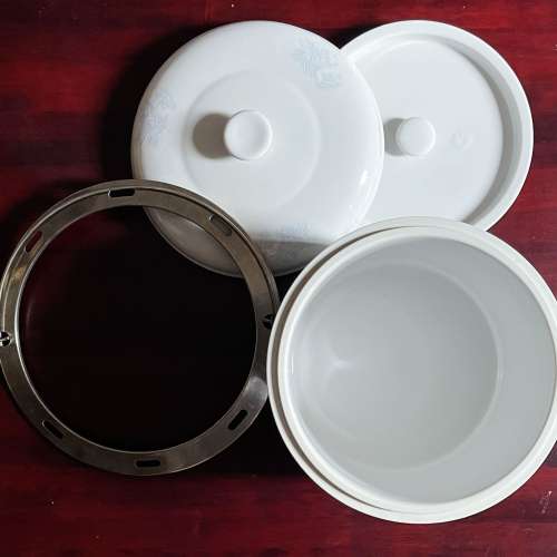 全新高級純白瓷燉盅