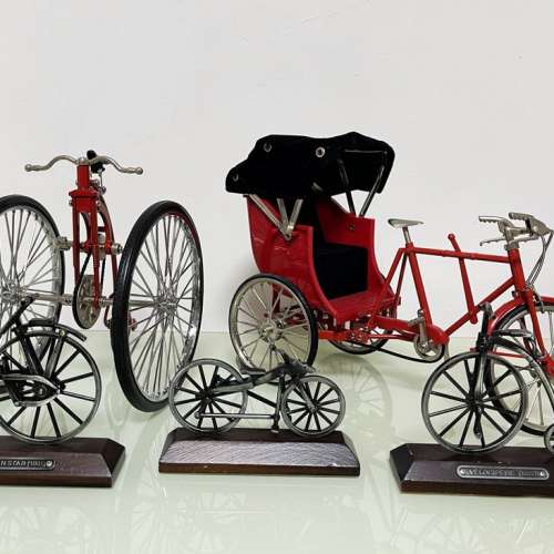 復古三輪車模型全套