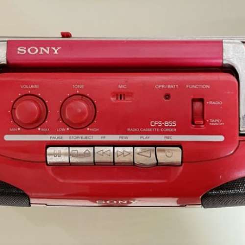Sony CFS-B5S 立體聲卡盒式磁帶播放器錄音機收音機