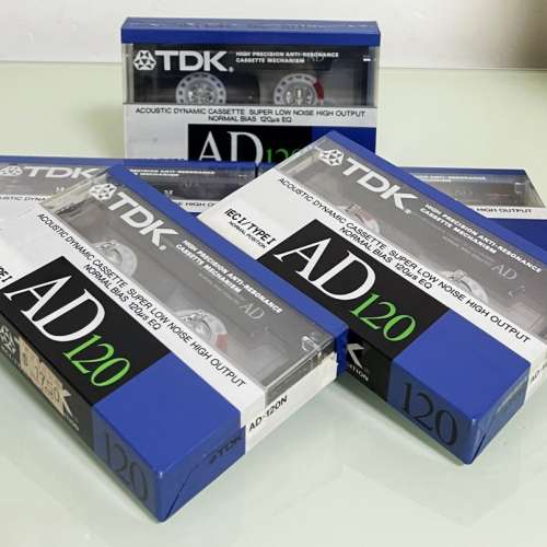 TDK AD 120 Premium Norm Position Type I Blank Audio Cassette – Japan  卡式錄...