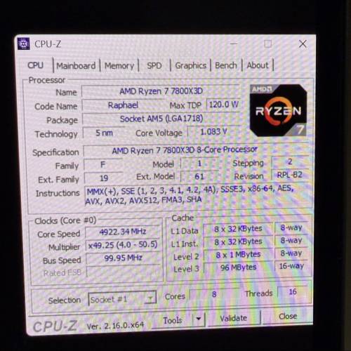 AMD Ryzen 7 7800X3D (水貨)