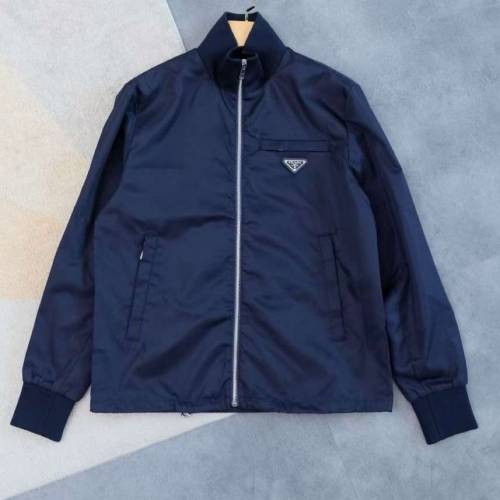 全新Prada男裝深藍色尼龍外套S碼