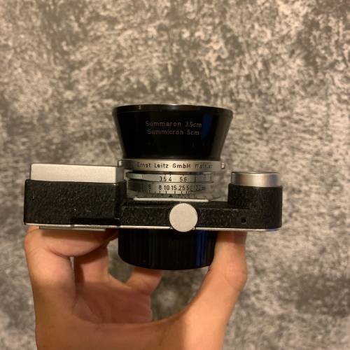 Leica Summaron 3.5cm f/3.5 m mount w/原裝hood