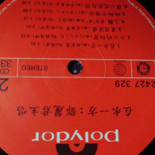 鄧麗君 在水一方 黑膠唱片