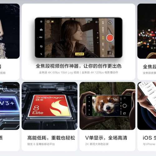 （少量現貨) vivo X200 Ultra 12/16GB+256/512GB/1TB 摄影师套装 蔡司三大定焦大師...