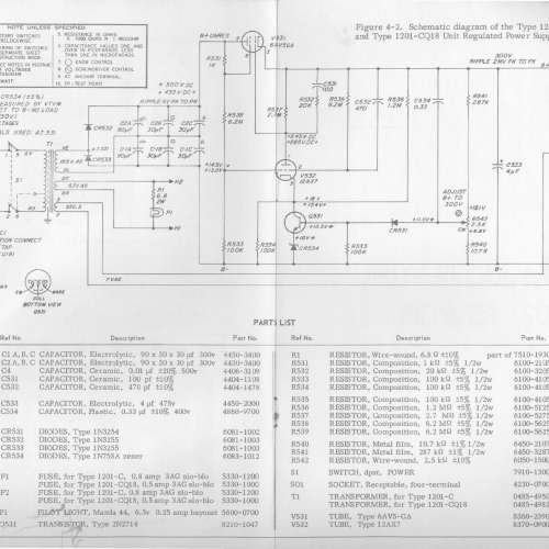 USA General Radio 1201-C FET/Tube Regulated PSU