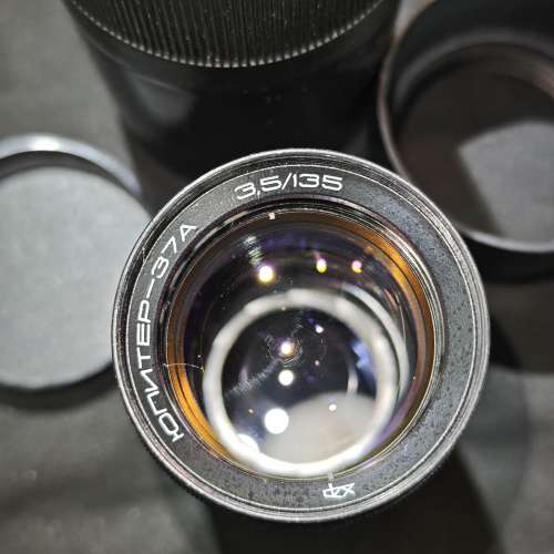 Jupiter-37A 135/3.5 尤比傑爾 M42  Jupiter 135mm  37A 鏡片通透冇霉微塵 少許抹鏡...