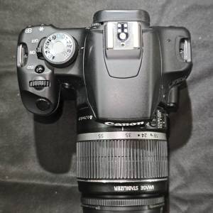 canon 500D + 18-55 佳能 18mm 55mm 18 55 跟2電一充連肩帶 98%new  冇暗病 功能全...