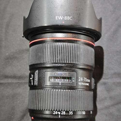 canon 24-70/2.8 II L USM EF 佳能 24mm 70mm 24 70 二代 冇盒冇單冇證 跟 副廠罩 ...