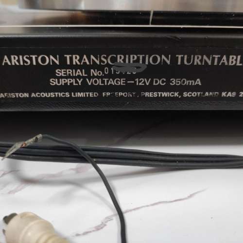 英國原廠,阿里斯頓LP唱盤 (ARISTON)