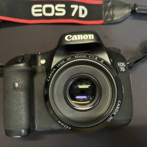 Canon EOS 7D + Canon 50mm f1.8II