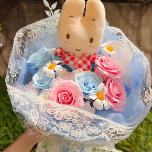 睇下文‼️ 接急單·獨家原創 正版、絕版 兔媽媽公仔花束‼️Exclusive Original m...