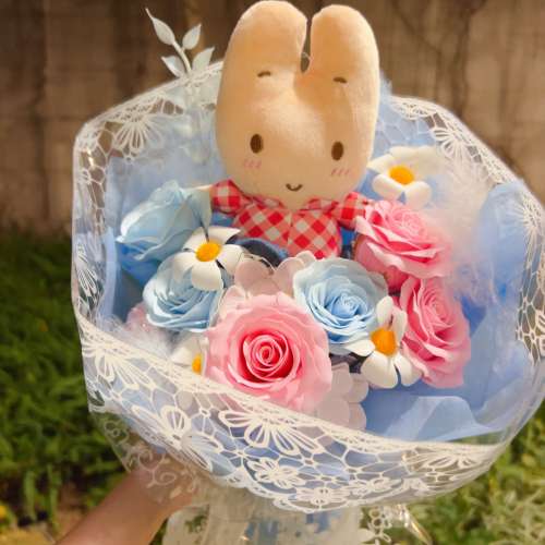 睇下文‼️ 接急單·獨家原創 正版、絕版 兔媽媽公仔花束‼️Exclusive Original m...