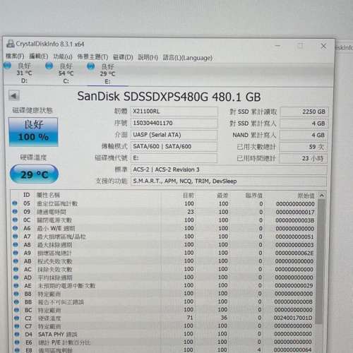 SanDisk Extreme PRO 480GB SSD