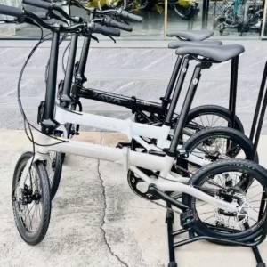 2025 新款 JAVA X2 7速 油剎 20吋406 鋁合金折叠車 送水架前後蛙燈